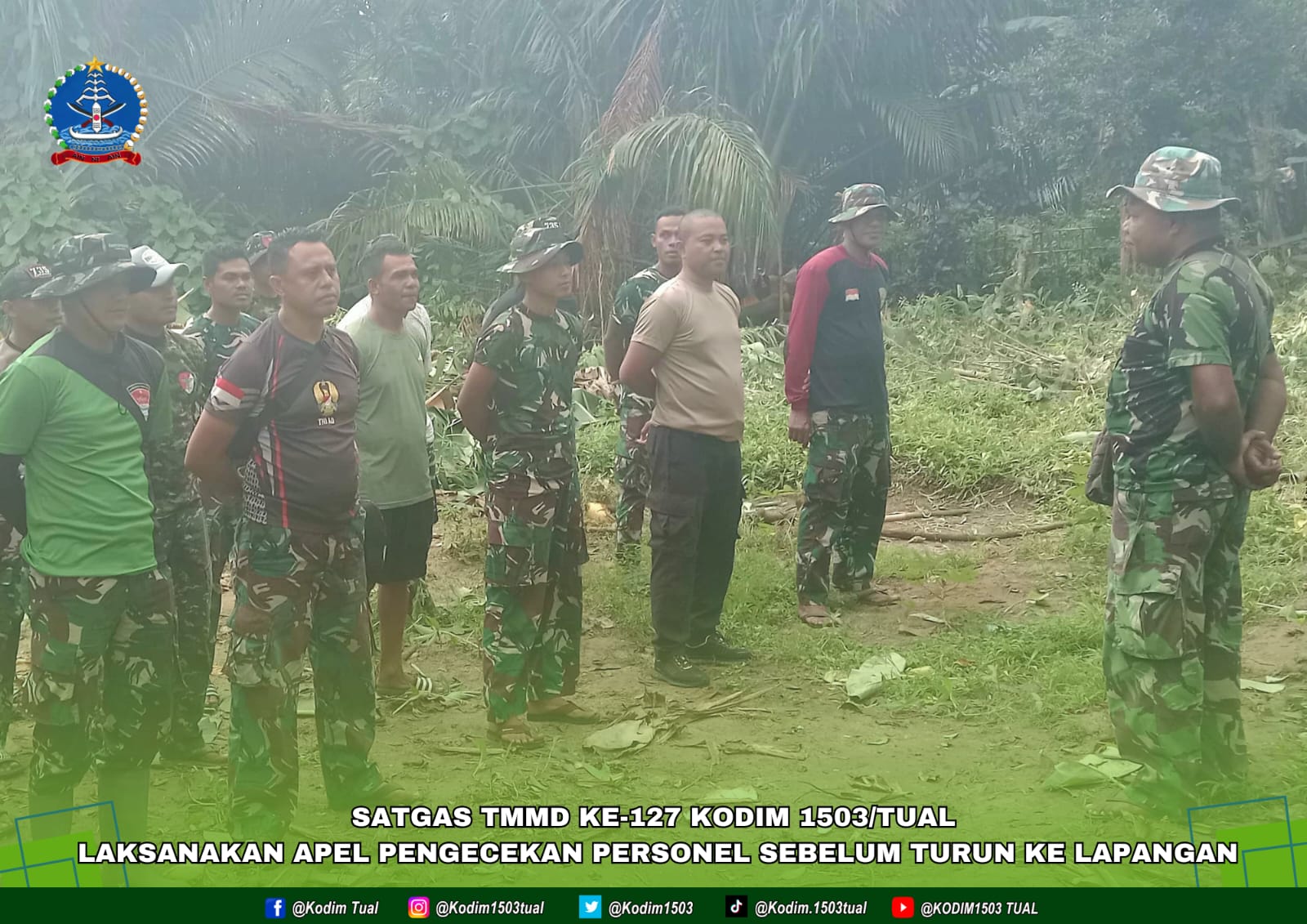 Apel Pengecekan Kesiapan Operasi TMMD ke-127 di Kepulauan Aru Sebelum Turun Lapangan