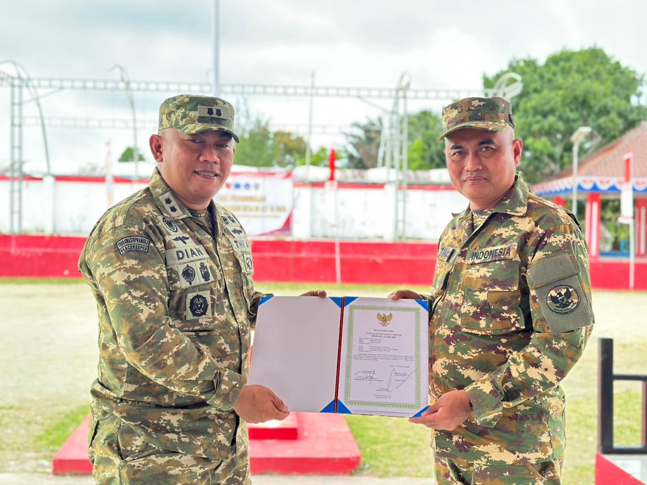 Bupati Aru memimpin upacara pembukaan TMMD ke-127 dan menyatakan dukungan penuh terhadap kegiatan pembangunan daerah.