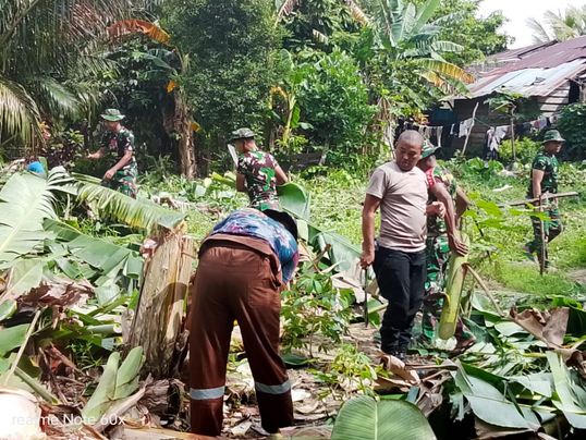 TMMD ke-127 di Kepulauan Aru bersinergi membangun negeri dengan menyediakan hunian layak bagi masyarakat.