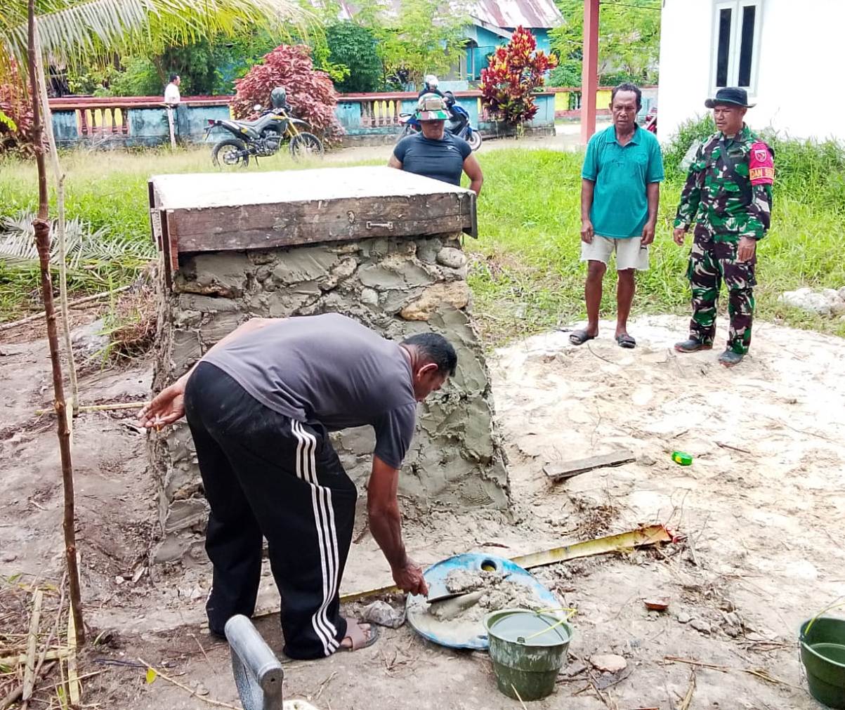 Dandim 1503/Tual memberikan apresiasi atas keberhasilan program air bersih di semua titik sasaran Kepulauan Aru.