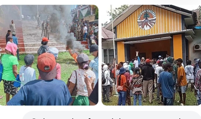 Merasa Kehilang Pekerjaan, Masyarakat Penambang Galian C di Kepulauan Aru terus Gelar Aksi Demo