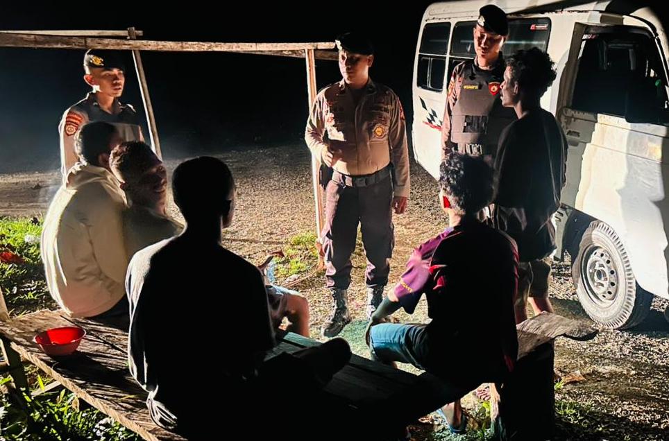 Polres Aru Perketat Patroli Malam, Antisipasi Gangguan Kamtibmas di Kota Dobo