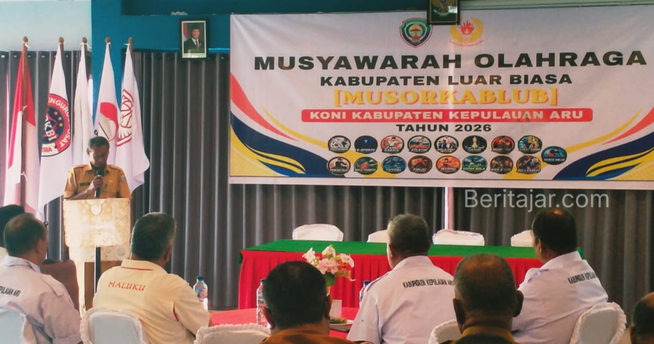 Musorkablub KONI Aru Resmi Digelar, Siap Lahirkan Atlet Berprestasi di Bumi Jar Garia