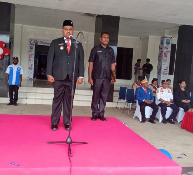 Kobarkan Semangat Pemuda di Ufuk Timur: Kabupaten Supiori Sukses Gelar Upacara Hari Sumpah Pemuda ke- 98